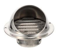 CALLARON Extracteur D'air Mural en Acier Inoxydable 304 Épais 70mm Déflecteur Anti-vent pour Conduit D'évacuation Extérieur et Maintien Circulation D'air