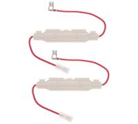 CALLARON Fusible Haute Tension Lot de 2 Pièces 5kv 0,85a pour Four à -ondes Blanc en Plastique Remplacement Facile pour Appareils Électroménagers