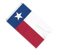 CALLARON Grand Drapeau du Texas, Drapeau D'état Américain en Polyester 150x90cm, Décoration Extérieure pour Événements, Pliable et Résistant aux Intempéries