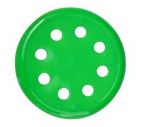 CALLARON Housse de Siège Ronde Partie Assise en Plastique Vert Confortable et Résistante aux Rayures pour Tabouret de Bar pour Maison et Cantine