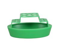CALLARON Jardinière Hydroponique en Plastique Vert 9 Compartiments pour Oignons Verts Visibilité du Niveau d'eau et Repousse Facile pour Fenêtre Cuisine