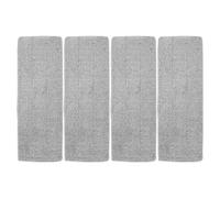CALLARON Lingettes 4pcs pour balai plat, coussinets absorbants réutilisables, compatibles avec sols en bois dur, usage maison