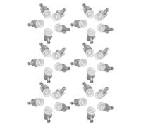 CALLARON Lot de 30 Supports D'étagère à Ventouse en Alliage et Silicone Argenté, Fixation Sécurisée pour Étagères de Meubles et Optimisation du Rangement