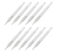 CALLARON Marqueurs de Peinture Rechargeables 10 Pièces, Stylo Vide en Plastique à Embout Souple, Réutilisable, pour Art Graffiti et Utilisation à Domicile