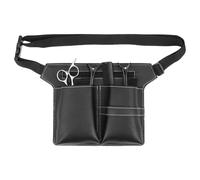 CALLARON Paquet à Outils de Coiffeur Maintien Sécurisé des Outils en Cuir Noir Grosse Capacité Ceinture, Pochette à Ciseaux pour Cheveux et Prévention des Accidents