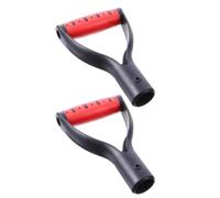 CALLARON Poignée de Pelle de Jardin en Plastique Forme d Confortable 2pcs Accessoire Outil de Jardinage Robuste et Pratique pour Creusement