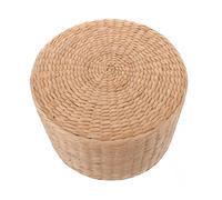 CALLARON Tabouret Tressé pour Garçon et Filles Design Adorable, Léger et Multifonctionnel, pour Jardin et Petits Poufs en Herbe pour Changer Les Chaussures