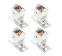 CALLARON Verrou de Cordon pour Stores Romains 4 Pièces en Polyester et Acier Inoxydable, Fixation Sûre et Flexible pour Rideaux en Bambou, Accessoire pour Fenêtres