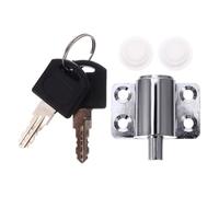 CALLARON Verrou de Sécurité pour Fenêtre Coulissante Installation sans Perçage en Alliage de Zinc Argenté Remplacement Facile, Protection Antivol et Sécurité Garçon et Filles pour Garçon
