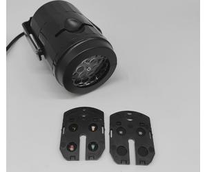 Callenbach Noël Projecteur Lumières Flocon de neige Rotation Noël Chutes de neige Lumières 2 Film Noël Vacances Fête Jardin Intérieur Extérieur Décorations festives