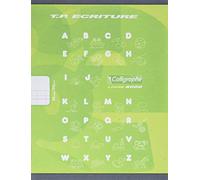 Cahier Travaux Pratiques Écriture piqué 8000 CARTE 17x22 cm 32 pages double ligne 4 mm + interligne verticale/uni 90 g - Vert anis