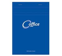 Calligraphe 15855C Un Bloc Office Agrafé en Tête Bleu (une Marque de Clairefontaine) - A5 14,8x21 cm - 100 Feuilles Petits Carreaux - Papier 56 g - Couverture Semi Enveloppante