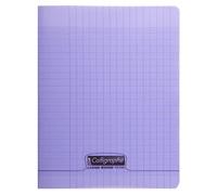 Calligraphe – Lot de 10 cahiers piqués Polypro 17x22 cm 48 p séyès 90 g Violet