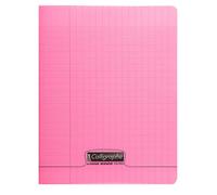 CALLIGRAPHE Lot de 3 Cahiers piqué POLYPRO 17x22 cm 96 p séyès 90g Rose