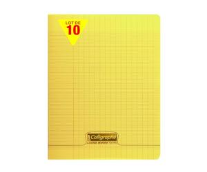 Calligraphe 18122Cpack - Lot 10 Cahiers Bleus 17x22cm 96p GC Polypro