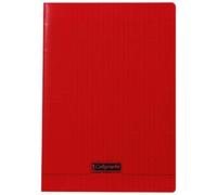 Calligraphe - Cahier piqué 8000 POLYPRO A4, 96 pages grands carreaux 90 g - Rouge