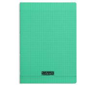 Calligraphe Cahier piqué 8000 POLYPRO A4 210 x 297 mm 96 pages grands carreaux 90 g Vert