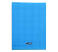 Calligraphe Cahier piqué 8000 POLYPRO 24x32 cm 96 pages grands carreaux 90 g Bleu