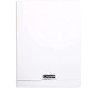 Calligraphe 18196C - Un Paquet de 10 Cahiers Piqués (Gamme 8000 de Clairefontaine) 96 Pages 24X32 cm 90G Grands Carreaux, Couverture Polypro (Plastique), Gris