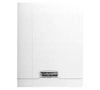 Calligraphe Cahier piqué POLYPRO 8000 – 17 x 22 cm, 192 pages grands carreaux, 90 g – Incolore