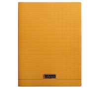 Cahier piqué 8000 POLYPRO 24x32 cm 96 pages petits carreaux 90 g - Orange