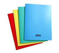 Cahier piqué 8000 POLYPRO 24x32 cm 192 pages petits carreaux 90 g - Assortis
