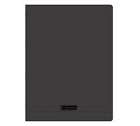 Cahier piqué 8000 POLYPRO 24x32 cm 96 pages grands carreaux 90 g - Noir