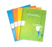 Lot de 20 Cahier Travaux Pratiques Ligne 7000 17x22, 48p./24 feuilles 70 g/m² / 90 g/m² piquées, Séyès / uni