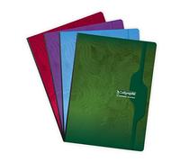 Cahier brochure souple dos toilé 7000 24x32 cm 288 pages petits carreaux 70 g - Assortis