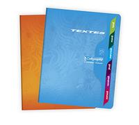 Textes piqué 7000 17x22 cm 120 pages grands carreaux 70 g - Assortis