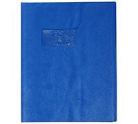 Calligraphe Protège-cahiers grain cuir PVC 22/100ème 17x22 cm Bleu