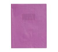 Calligraphe Protège-cahiers Grain Cuir PVC 22/100ème 17x22 cm Violet