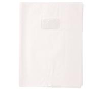 Calligraphe 72027AMZC Un Protège-Cahier Grain Losange Blanc - 17x22 cm - 18/100ème avec Porte-Étiquette - PVC Opaque