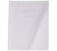 Calligraphe Protège-cahier Grain cuir PVC 22/100ème 17x22 cm Blanc