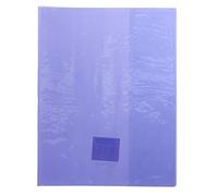 Protège-cahiers cristalux PVC 22/100ème 17x22 cm - Violet