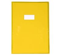Calligraphe Protège-cahier Cristalux PVC A4 22/100ème Transparent Jaune