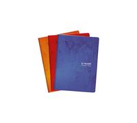 Cahier piqué 7000 24x32 cm 192 pages grands carreaux 70 g - Assortis