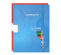 Calligraphe 7551C - Cahier Dessin 17x22cm 32p Unies Blanches 90g