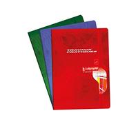Calligraphe 7599C Un Cahier de Travaux Pratiques (une Marque de Clairefontaine) - A4 21x29,7 cm - 144 Pages Grands Carreaux 70 g et Unies 90 g - Couverture Carte Recy Vernie - Couleur Aléatoire