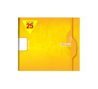 Calligraphe 7702Cpack Un Lot de 25 Cahiers Maternelle Jaunes (une Marque de Clairefontaine) - 17x14,7 cm - 24 Pages Unies Blanches - Papier 70 g - Couvertures Carte Offset