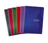 Cahier spirale Calligraphe A4 21 x 29,7 cm - petits carreaux - 180 pages