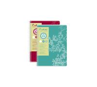 Cahier recyclé spirale Clairefontaine Forever - A4 21 x 29,7 cm - petits carreaux - 180 pages