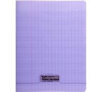CALLIGRAPHE Cahier piqué POLYPRO 17x22 cm 48 p séyès 90g Violet