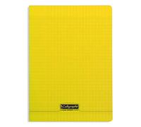 CALLIGRAPHE Cahier piqué POLYPRO 21x29,7 cm 140 p séyès 90g Jaune