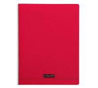 Cahier piqué 8000 POLYPRO A4 140 pages grands carreaux 90 g - Rouge