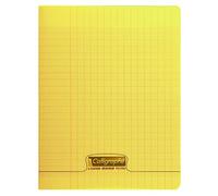 CALLIGRAPHE Cahier piqué POLYPRO 24x32 cm 48p séyès 90g Jaune