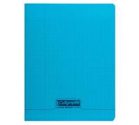 Calligraphe - Cahier piqué 8000 POLYPRO - 24x32 cm, 48 pages grands carreaux 90 g - Bleu