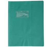 Calligraphe Protège-cahier Grain cuir PVC 22/100ème 17x22 cm Vert sapin