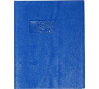 Calligraphe Protège-cahiers grain cuir PVC 22/100ème 17x22 cm Bleu