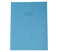 Calligraphe Protège-cahiers grain cuir PVC 22/100ème – 24 x 32 cm – Bleu clair